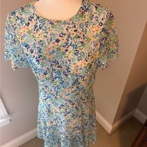 Shoshanna lace print dress